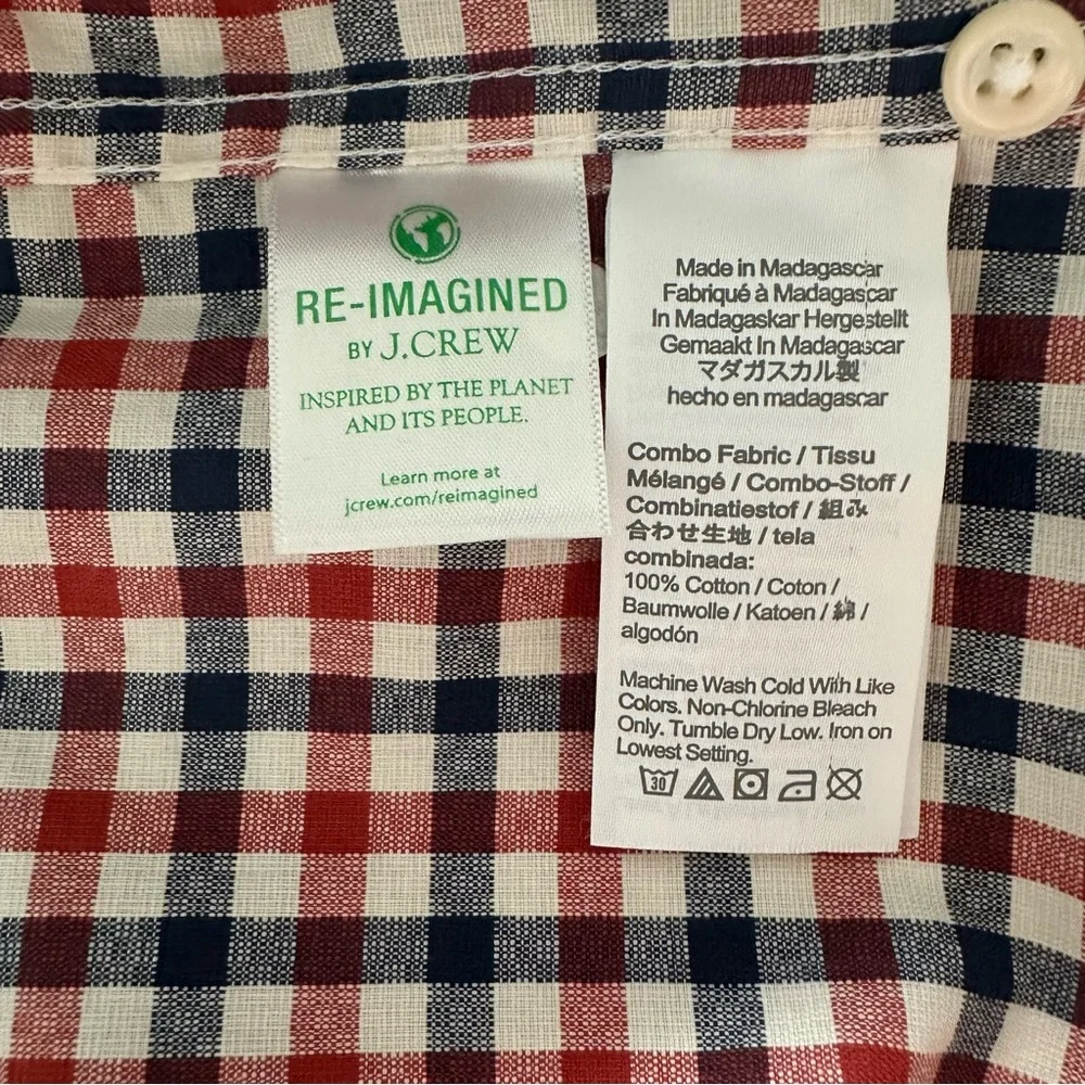 NWT Jcrew Men Secret Wash cotton poplin shirt Classic Fit | Size M
